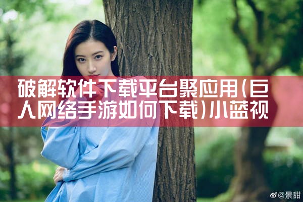 破解软件下载平台聚应用|小蓝视频
