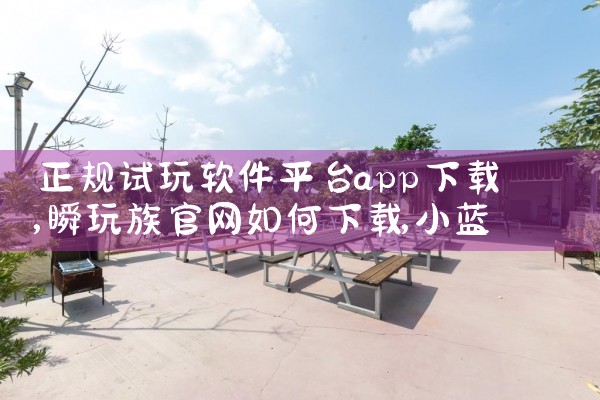 正规试玩软件平台app下载|小蓝视频